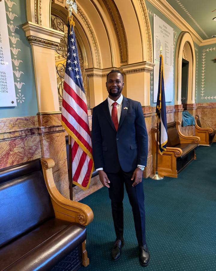 Festus Iyorah at the Colorado State Capitol